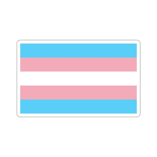 Transgender Pride Flag STICKER Vinyl Die-Cut Decal-6 Inch-The Sticker Space