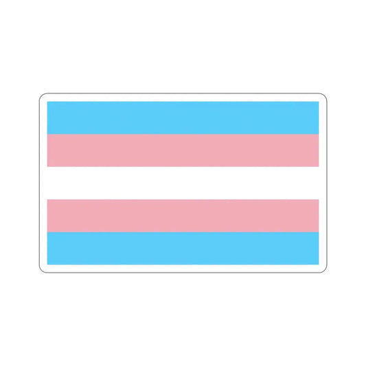 Transgender Pride Flag STICKER Vinyl Die-Cut Decal 6 Inch - The Sticker Space