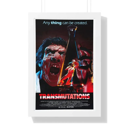 TRANSMUTATIONS (UNDERWORLD) 1985 - Framed Movie Poster 16″ x 24″ White - The Sticker Space