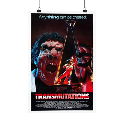 TRANSMUTATIONS (UNDERWORLD) 1985 - Paper Movie Poster 12″ x 18″ Matte - The Sticker Space