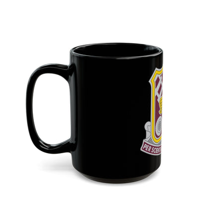 Transportation Center and School 2 (U.S. Army) Black Coffee Mug-The Sticker Space