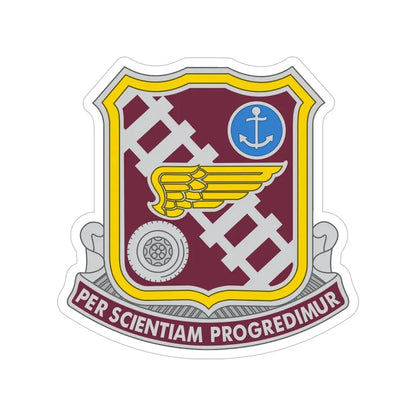 Transportation Center and School 2 (U.S. Army) Transparent STICKER Die-Cut Vinyl Decal - The Sticker Space