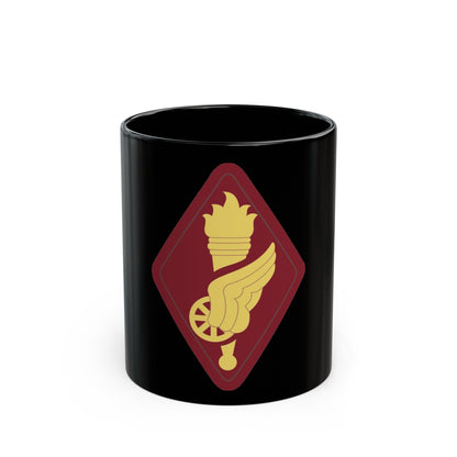 Transportation Center and School (U.S. Army) Black Coffee Mug-11oz-The Sticker Space