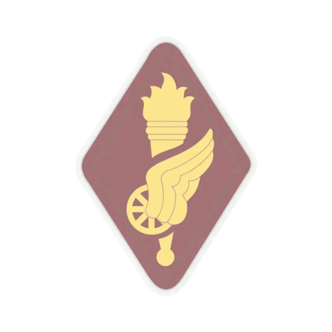 Transportation Center and School (U.S. Army) STICKER Vinyl Kiss-Cut Decal 2 Inch Transparent - The Sticker Space