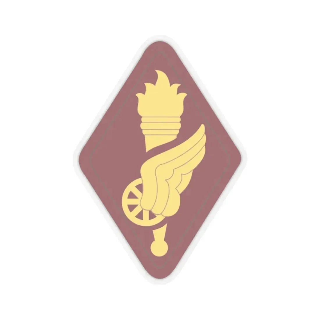 Transportation Center and School (U.S. Army) STICKER Vinyl Kiss-Cut Decal 3 Inch Transparent - The Sticker Space