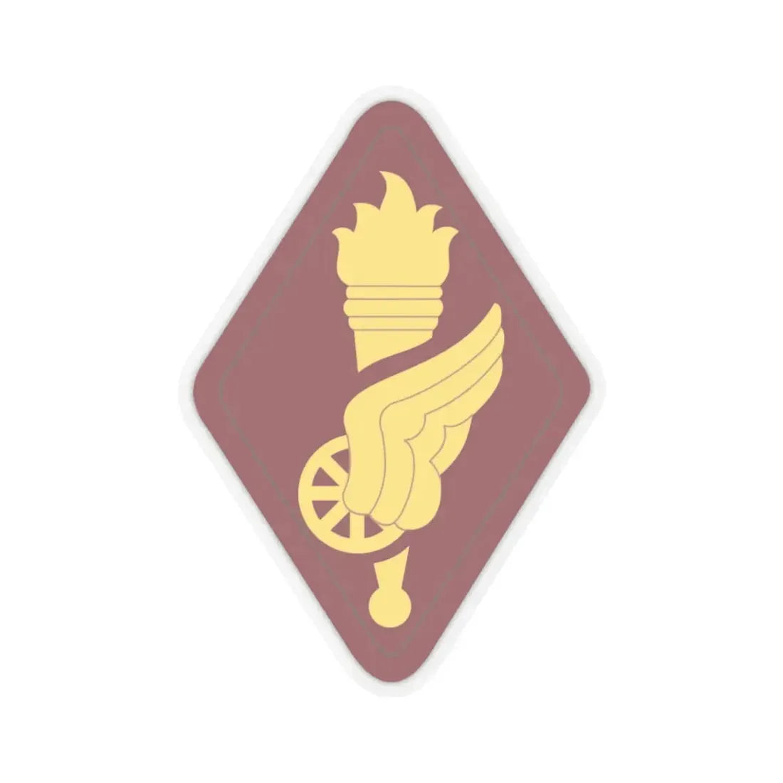 Transportation Center and School (U.S. Army) STICKER Vinyl Kiss-Cut Decal 4 Inch Transparent - The Sticker Space