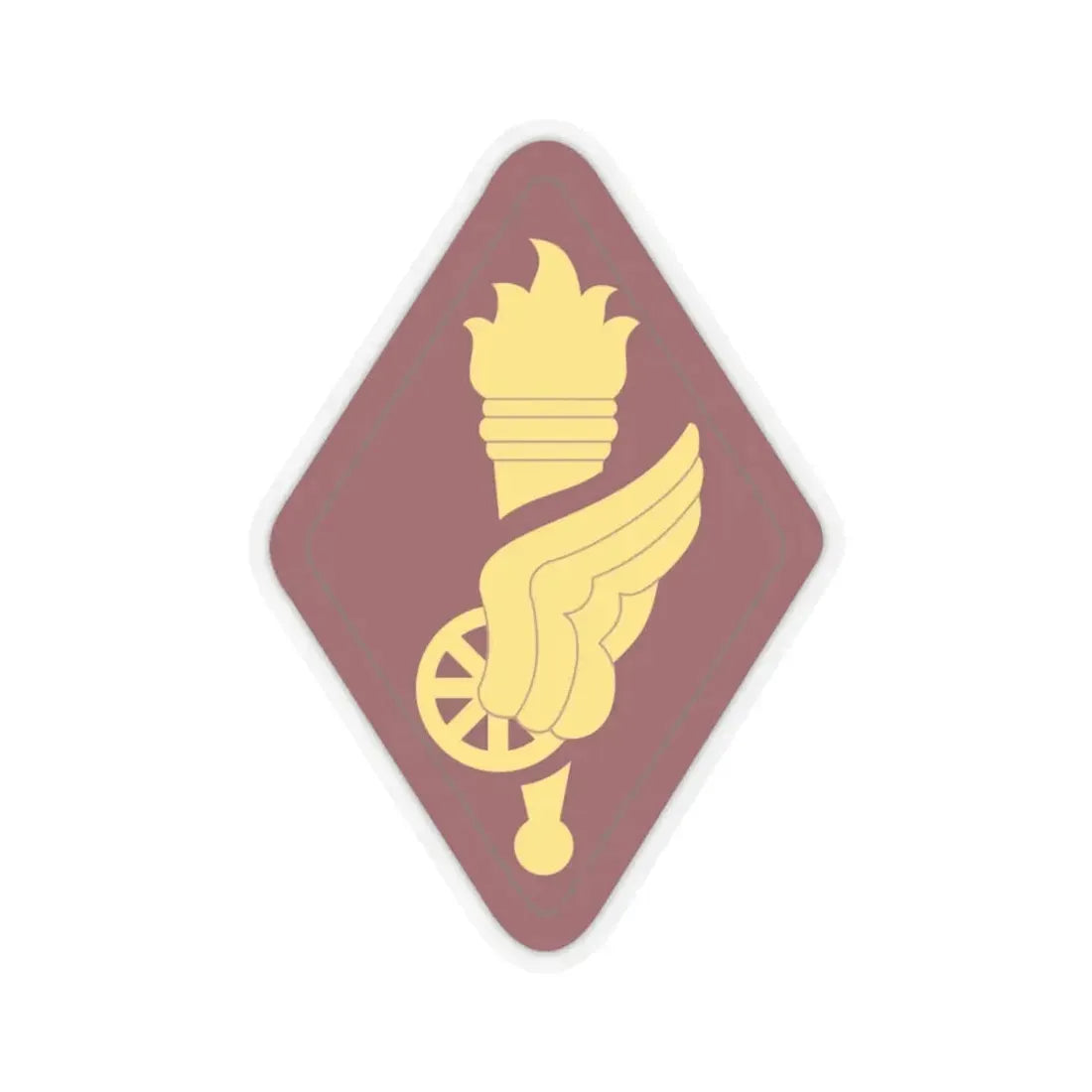 Transportation Center and School (U.S. Army) STICKER Vinyl Kiss-Cut Decal 6 Inch Transparent - The Sticker Space