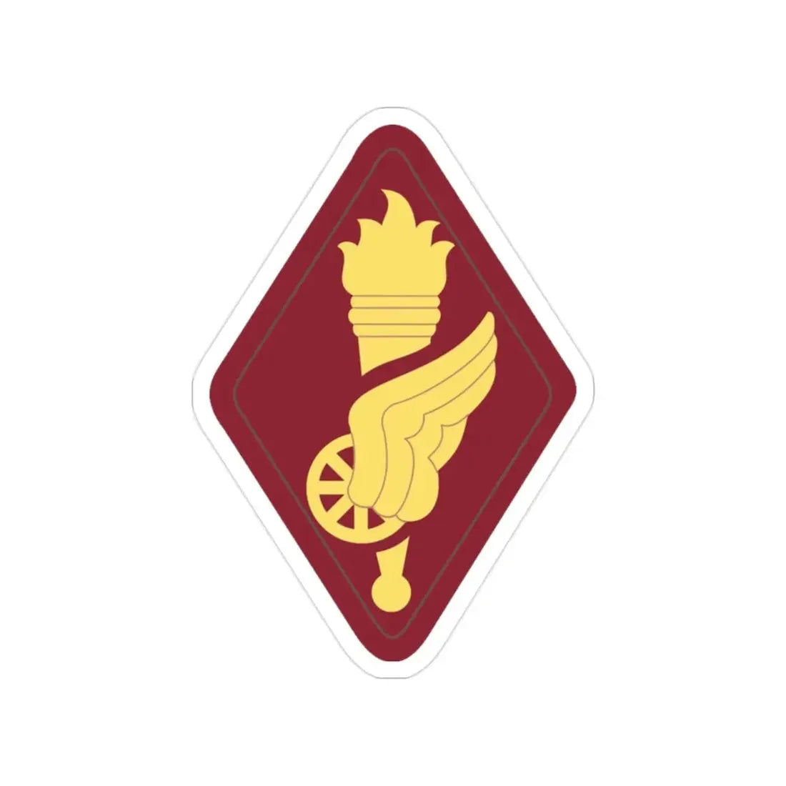 Transportation Center and School (U.S. Army) Transparent STICKER Die-Cut Vinyl Decal 2 Inch - The Sticker Space