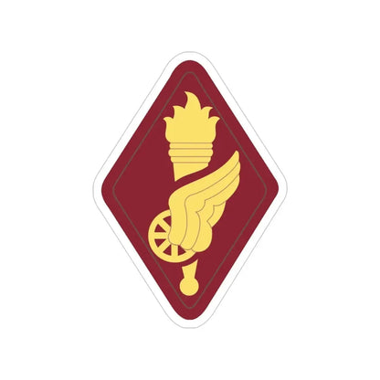 Transportation Center and School (U.S. Army) Transparent STICKER Die-Cut Vinyl Decal 5 Inch - The Sticker Space