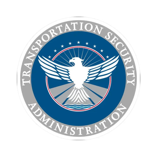 Transportation Security Administration - STICKER Vinyl Kiss-Cut Decal 2 Inch White - The Sticker Space