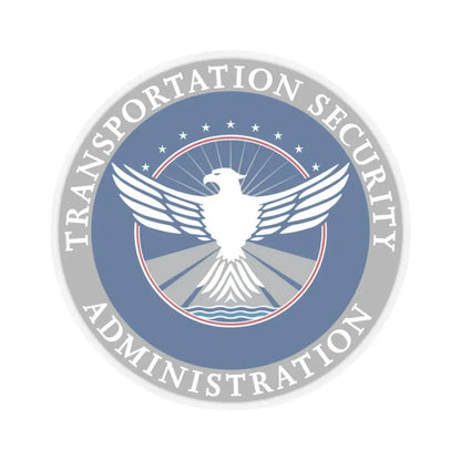 Transportation Security Administration - STICKER Vinyl Kiss-Cut Decal 3 Inch Transparent - The Sticker Space