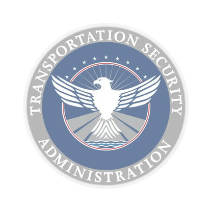 Transportation Security Administration - STICKER Vinyl Kiss-Cut Decal 4 Inch Transparent - The Sticker Space