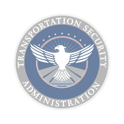 Transportation Security Administration - STICKER Vinyl Kiss-Cut Decal 6 Inch Transparent - The Sticker Space