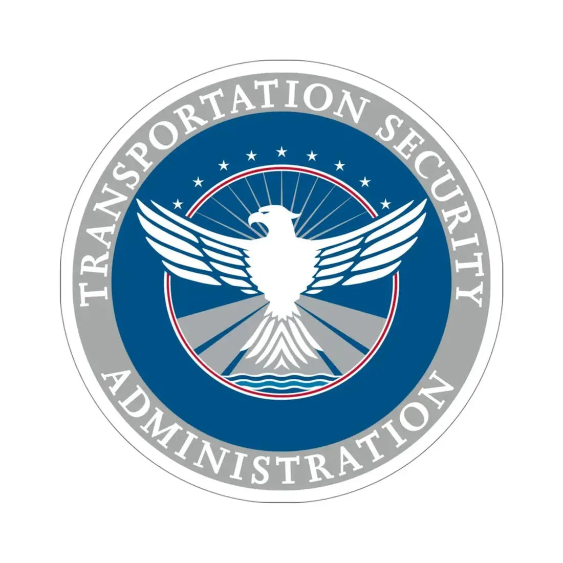 Transportation Security Administration TSA STICKER Vinyl Die-Cut Decal 4 Inch - The Sticker Space