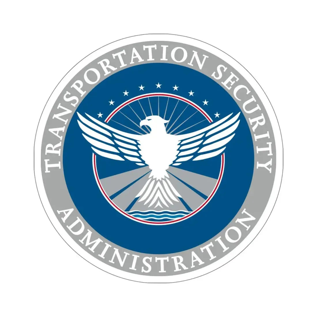 Transportation Security Administration TSA STICKER Vinyl Die-Cut Decal 6 Inch - The Sticker Space