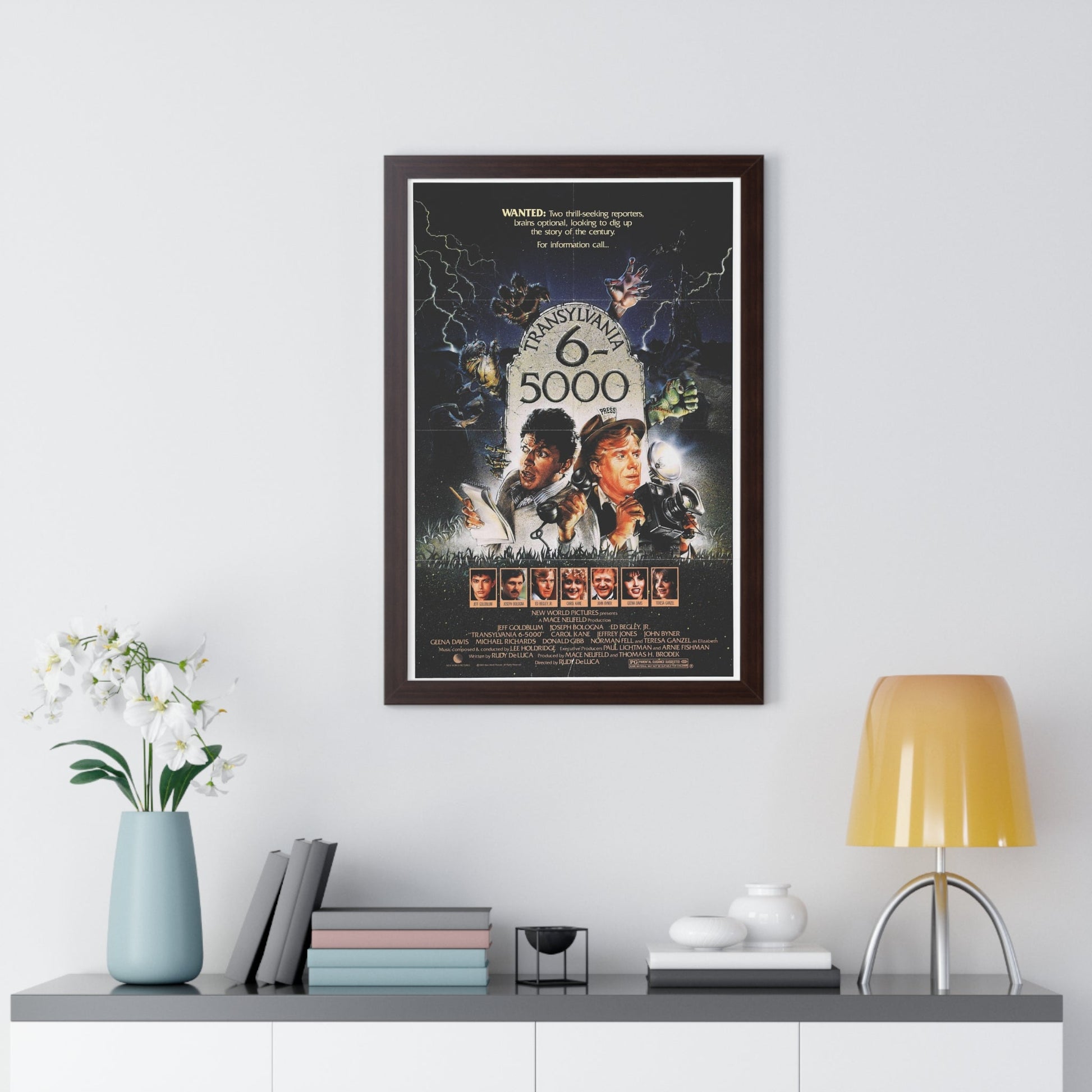 TRANSYLVANIA 6-5000 1985 - Framed Movie Poster-The Sticker Space