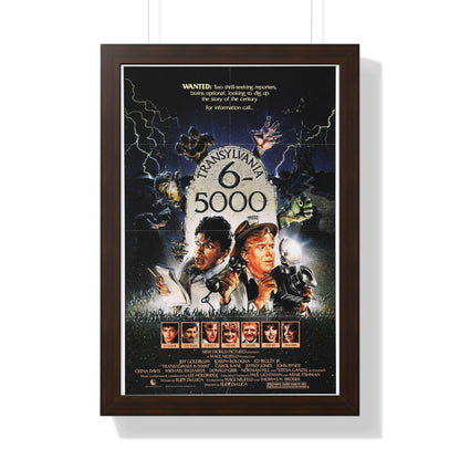 TRANSYLVANIA 6-5000 1985 - Framed Movie Poster-16″ x 24″-The Sticker Space