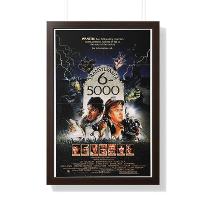 TRANSYLVANIA 6-5000 1985 - Framed Movie Poster-20" x 30"-The Sticker Space