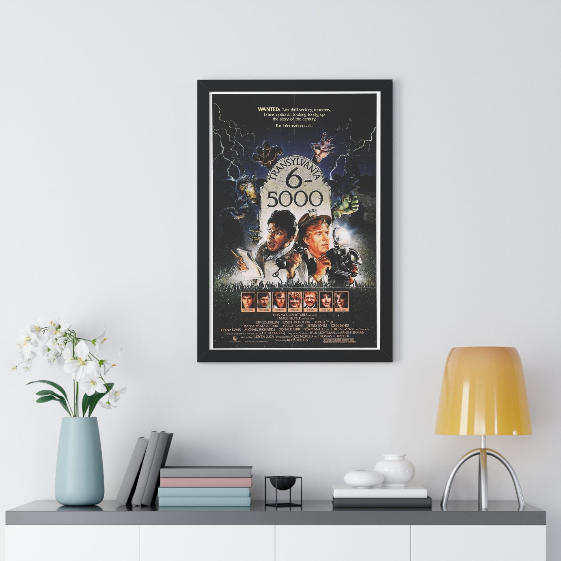 TRANSYLVANIA 6-5000 1985 - Framed Movie Poster-The Sticker Space