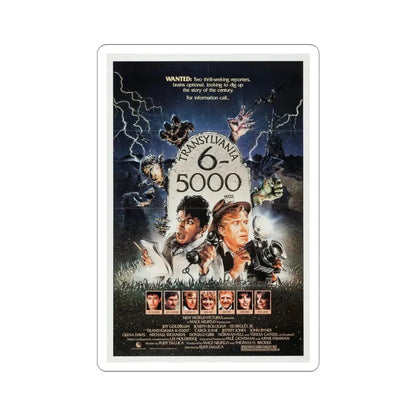 Transylvania 6 5000 1985 Movie Poster STICKER Vinyl Die-Cut Decal 3 Inch - The Sticker Space