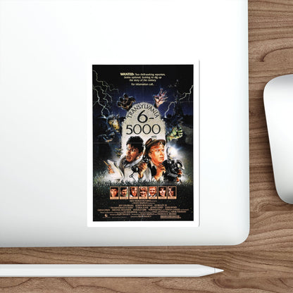 TRANSYLVANIA 6-5000 1985 Movie Poster STICKER Vinyl Die-Cut Decal-The Sticker Space