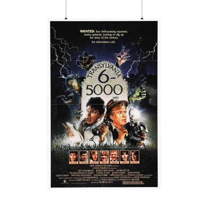 TRANSYLVANIA 6-5000 1985 - Paper Movie Poster 36" x 54" Matte - The Sticker Space