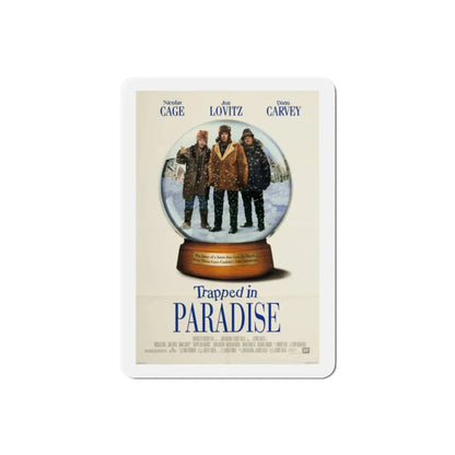 Trapped In Paradise 1994 Movie Poster Refrigerator Magnet 2 Inch - The Sticker Space