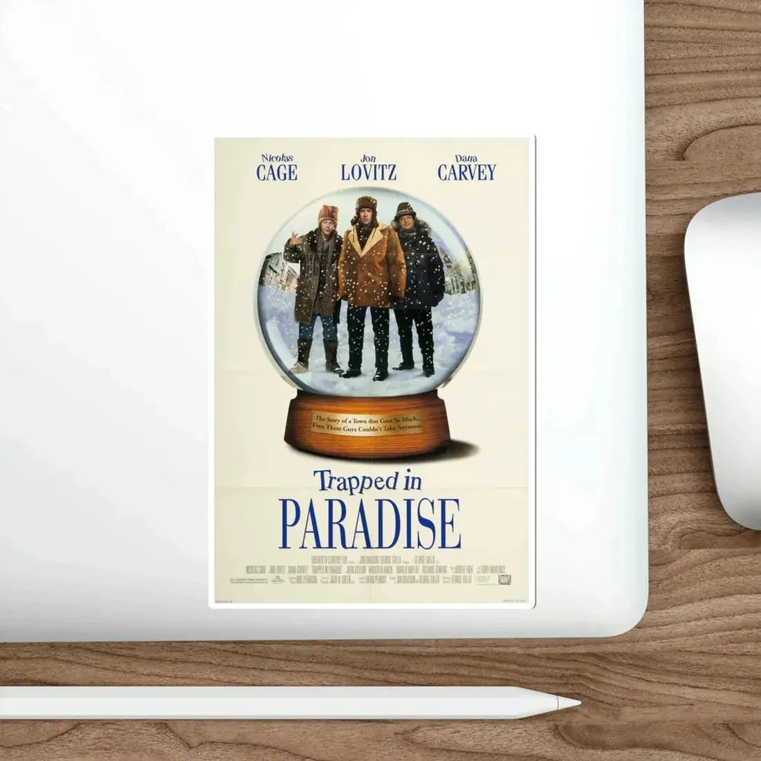 Trapped In Paradise 1994 Movie Poster STICKER Vinyl Die-Cut Decal - The Sticker Space