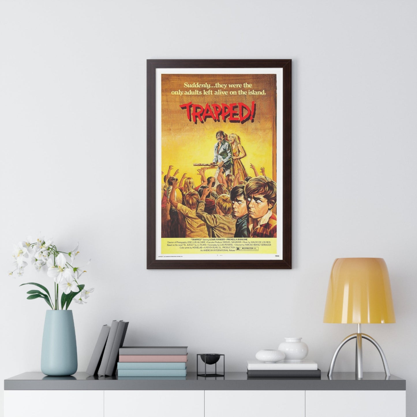 TRAPPED (WHO CAN KILL A CHILD) 1976 - Framed Movie Poster-The Sticker Space