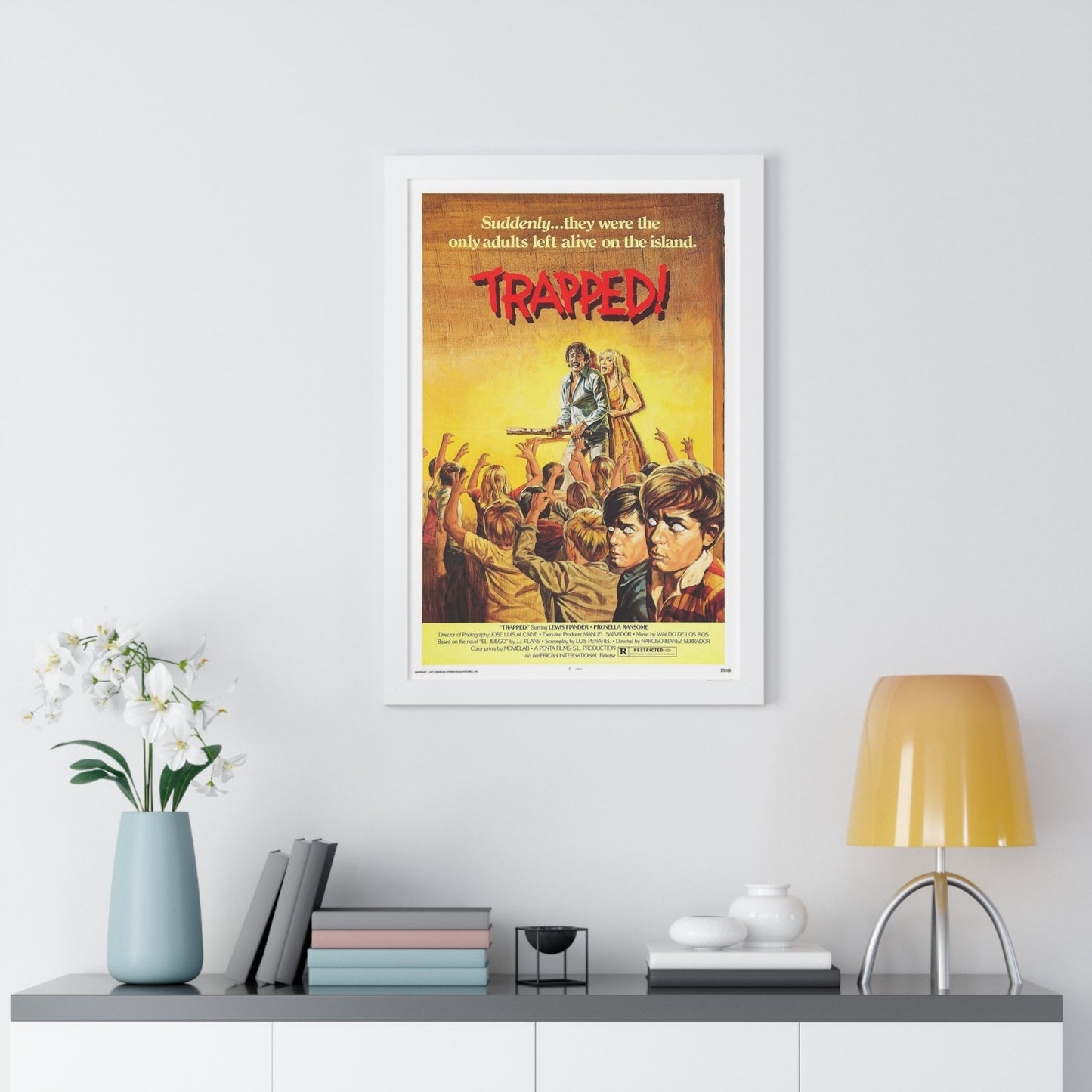 TRAPPED (WHO CAN KILL A CHILD) 1976 - Framed Movie Poster-The Sticker Space