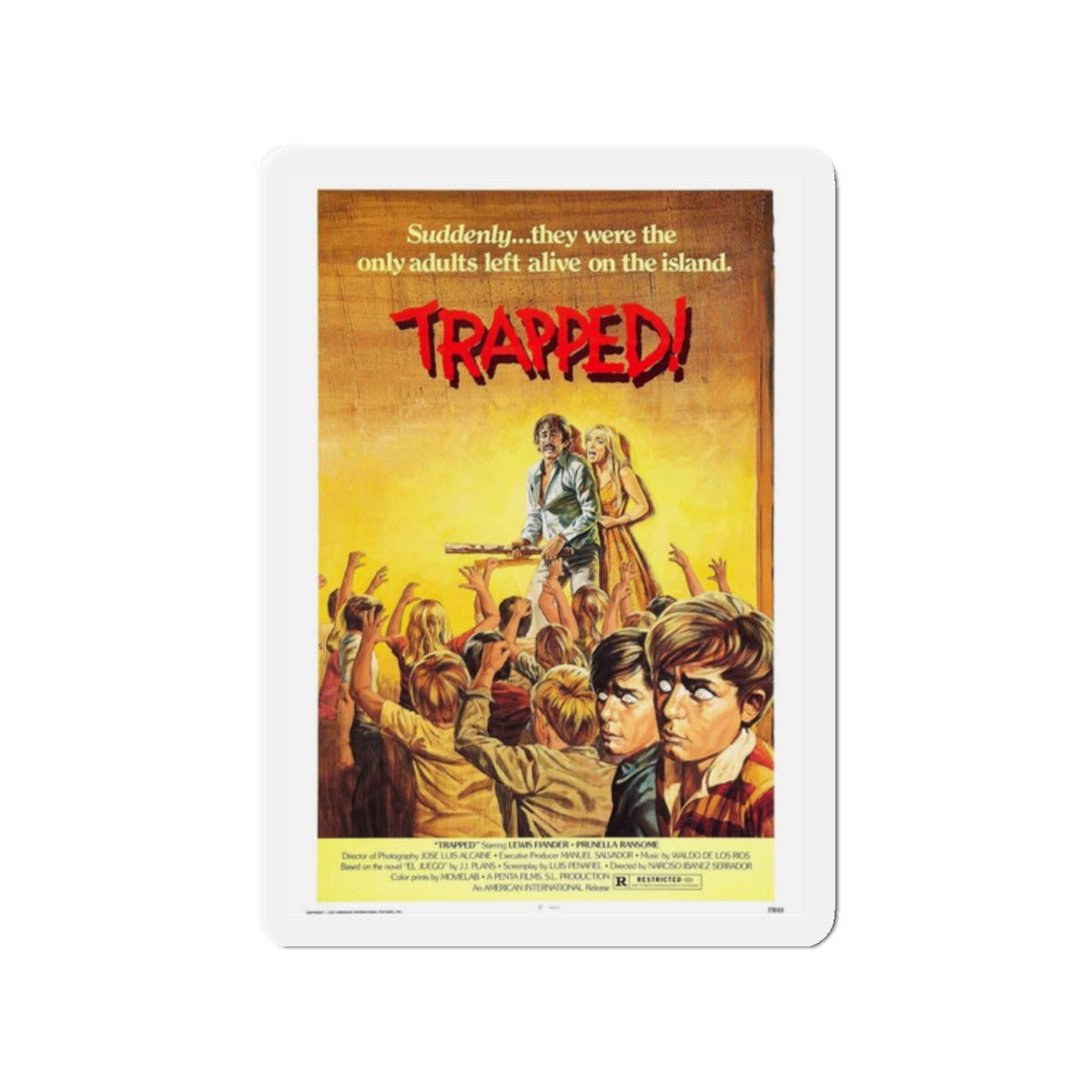 TRAPPED (WHO CAN KILL A CHILD) 1976 Movie Poster - Refrigerator Magnet