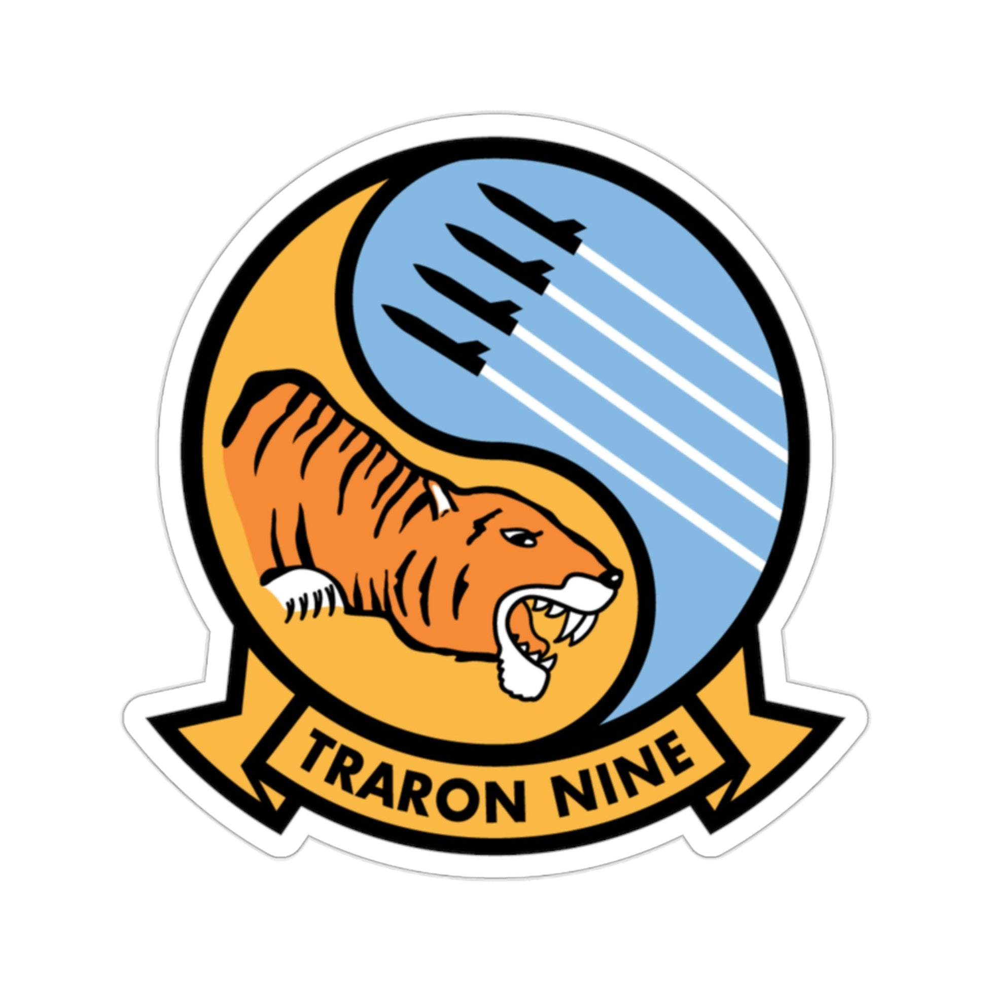 Traron Nine 9 (U.S. Navy) STICKER Vinyl Die-Cut Decal-2 Inch-The Sticker Space