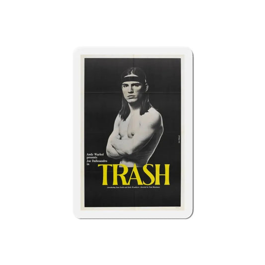 Trash 1970 Movie Poster Refrigerator Magnet 2 Inch - The Sticker Space