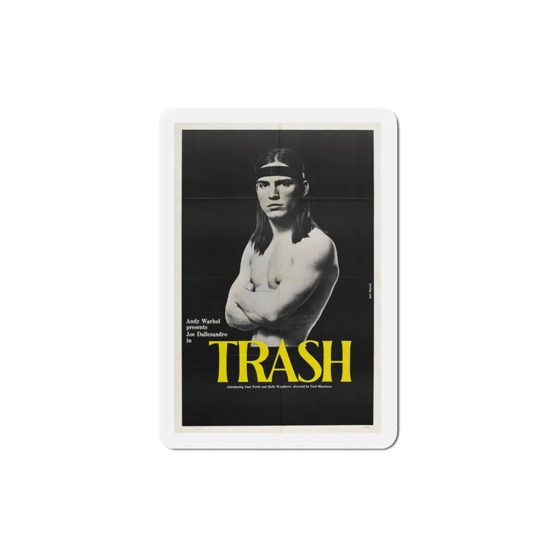 Trash 1970 Movie Poster Refrigerator Magnet 3 Inch - The Sticker Space