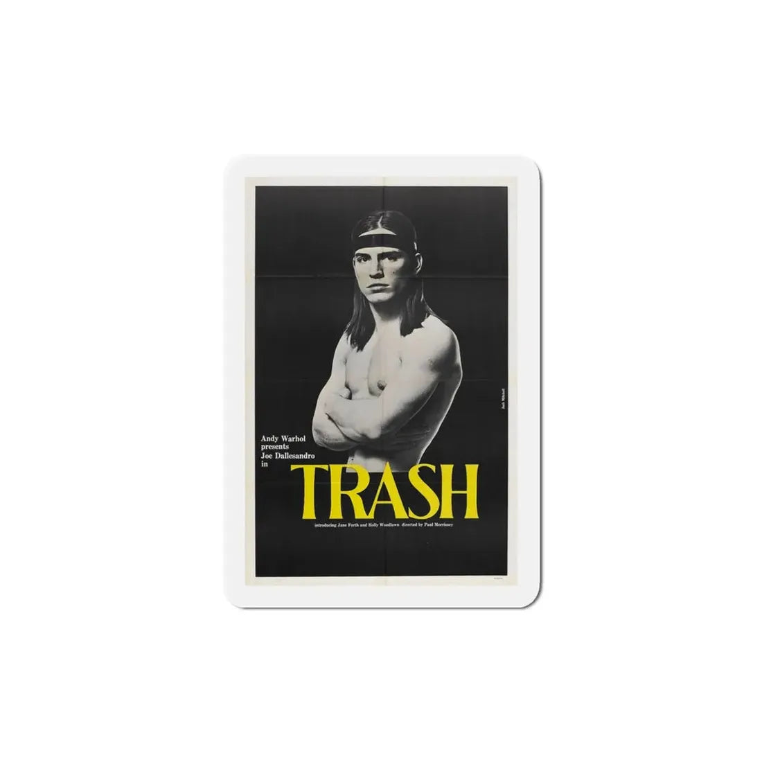 Trash 1970 Movie Poster Refrigerator Magnet 5 Inch - The Sticker Space