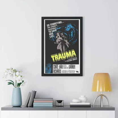 TRAUMA 1962 - Framed Movie Poster - The Sticker Space