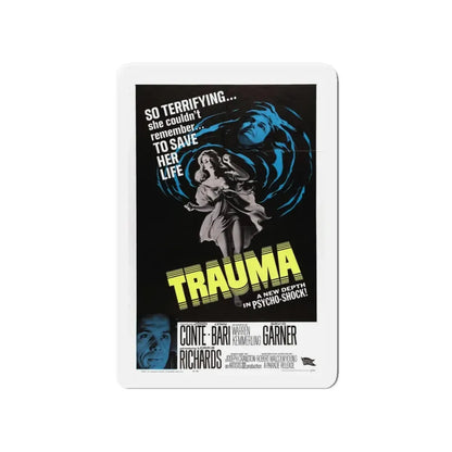TRAUMA 1962 Movie Poster - Refrigerator Magnet 4 Inch - The Sticker Space
