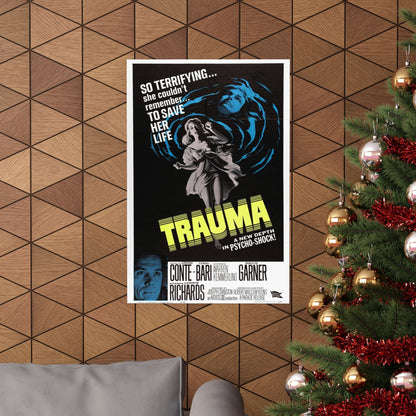 TRAUMA 1962 - Paper Movie Poster-The Sticker Space