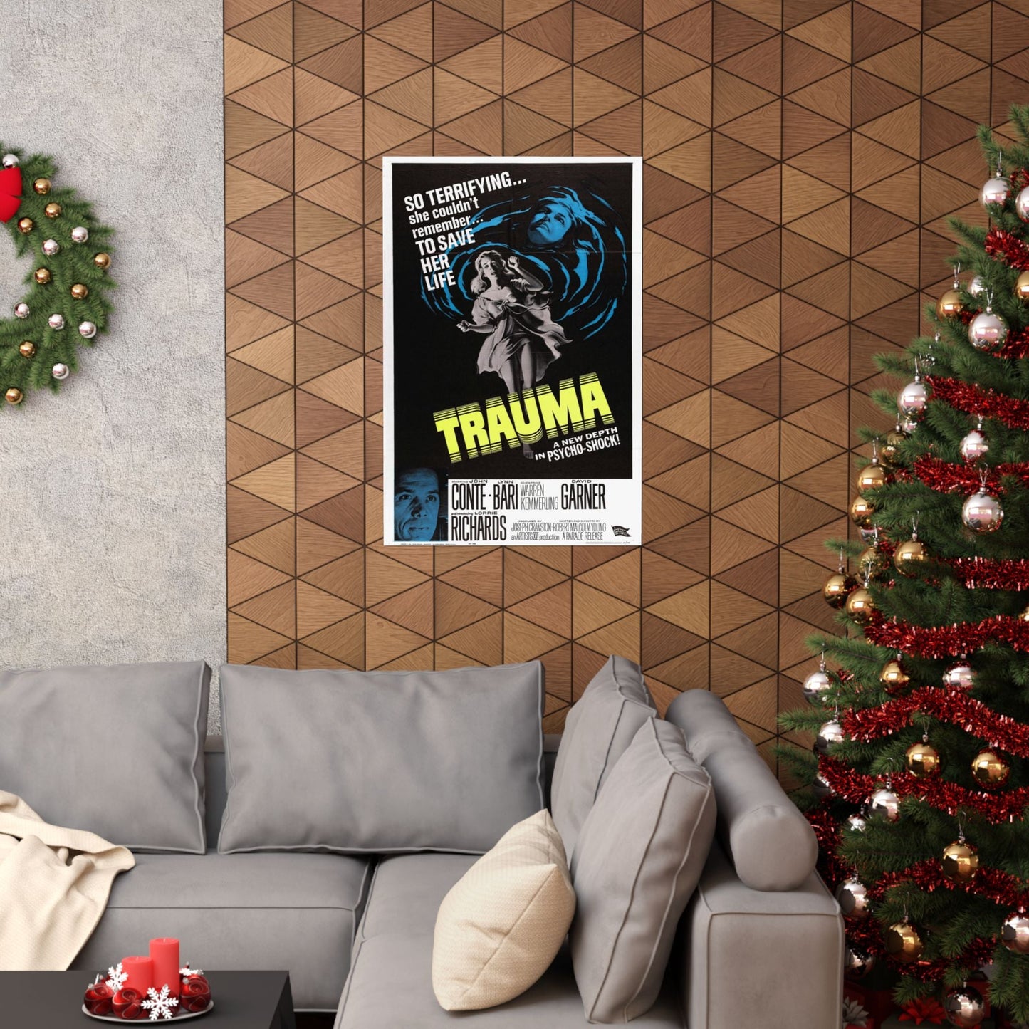 TRAUMA 1962 - Paper Movie Poster-The Sticker Space