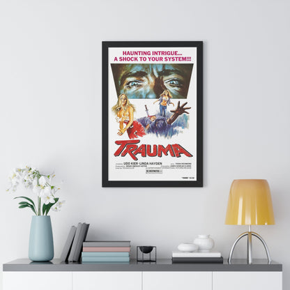 TRAUMA (HOUSE ON STRAW HILL) 1976 - Framed Movie Poster-The Sticker Space