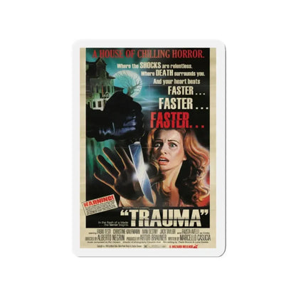 TRAUMA (RINGS OF FEAR) 1978 Movie Poster - Refrigerator Magnet 2 Inch Die-Cut - The Sticker Space