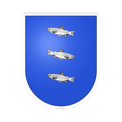 Travers-coat of arms (Switzerland) (Coat of Arms) STICKER Vinyl Kiss-Cut Decal 3 Inch White - The Sticker Space