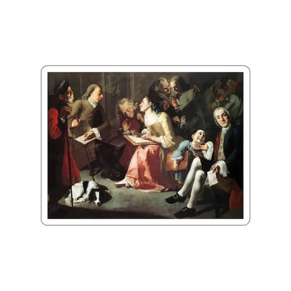 TRAVERSI, Gaspare - The Drawing Lesson (Artwork) STICKER Vinyl Die-Cut Decal White Die-Cut 4 Inch - The Sticker Space