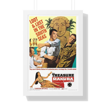 TREASURE OF MAKUBA 1967 - Framed Movie Poster-16″ x 24″-The Sticker Space