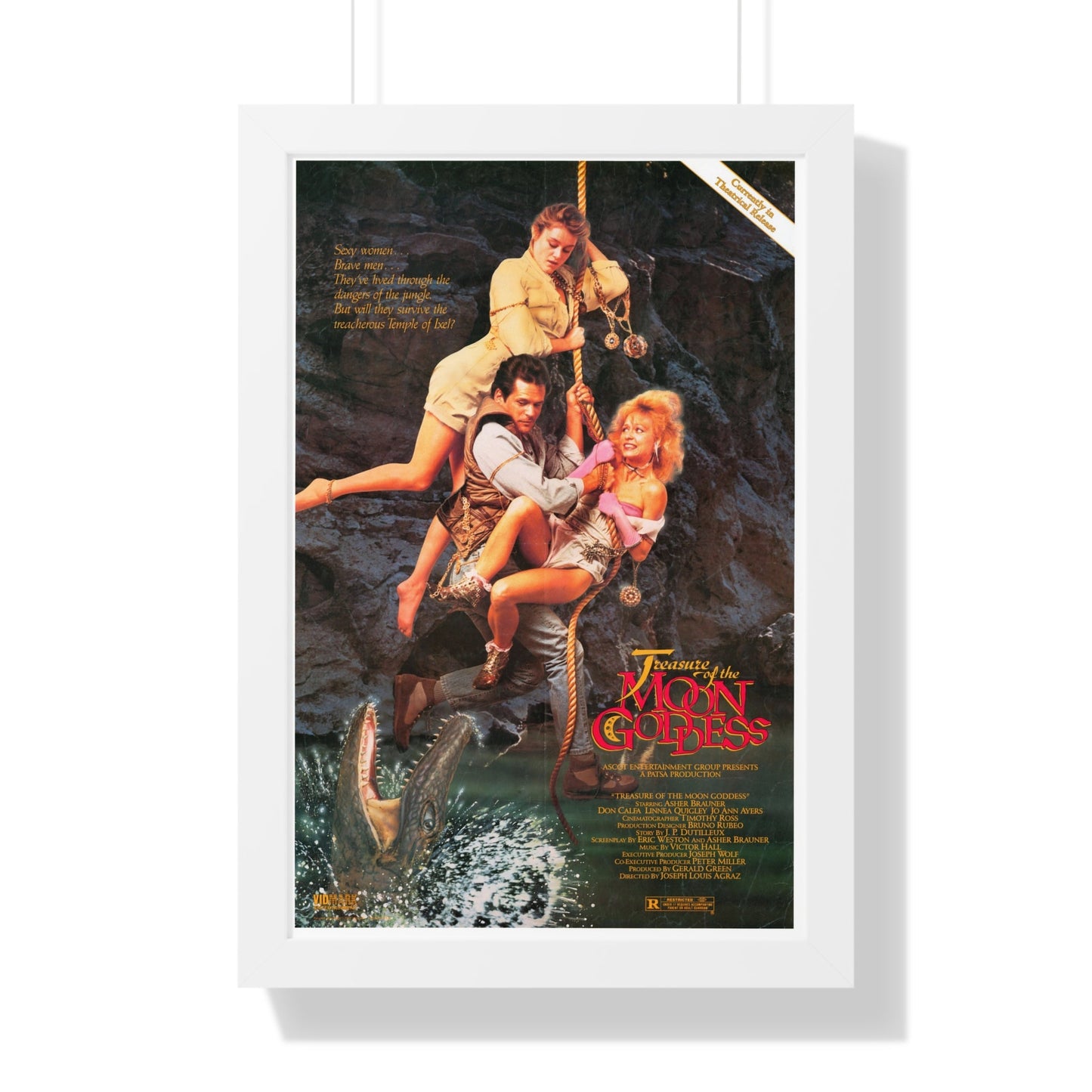 TREASURE OF THE MOON GODDESS 1987 - Framed Movie Poster-16″ x 24″-The Sticker Space