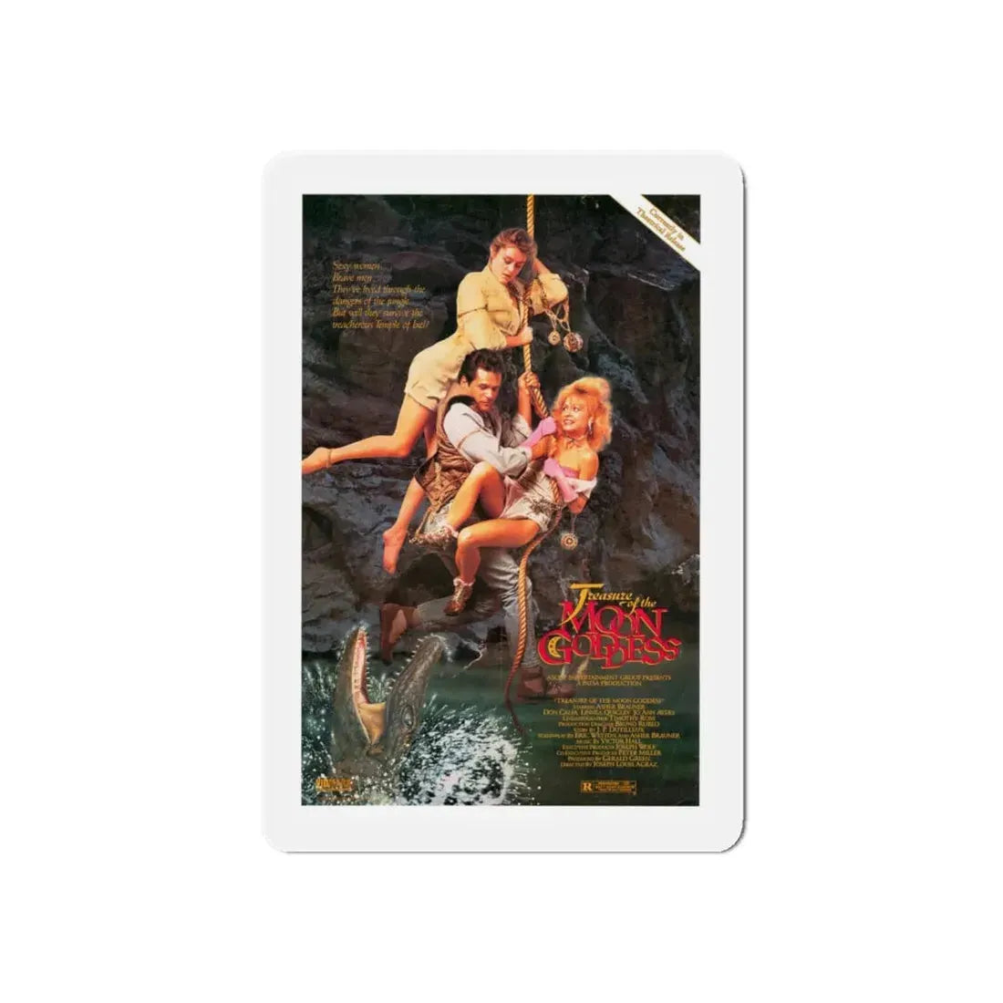 TREASURE OF THE MOON GODDESS 1987 Movie Poster - Refrigerator Magnet 6 Inch - The Sticker Space