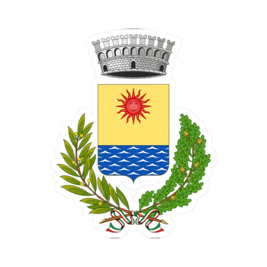 Trebisacce-Stemma (Italy) (Coat of Arms) STICKER Vinyl Kiss-Cut Decal 2 Inch White - The Sticker Space