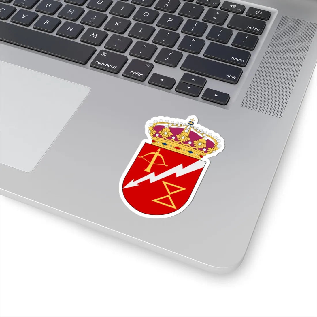 Tredje ytstridsflottiljen vapen (Sweden) (Coat of Arms) STICKER Vinyl Kiss-Cut Decal - The Sticker Space