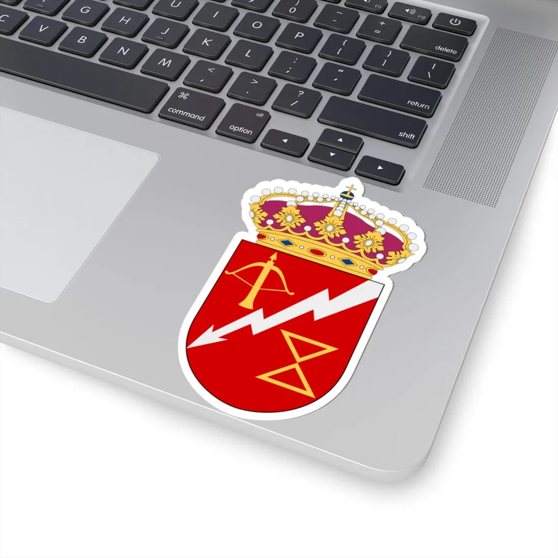 Tredje ytstridsflottiljen vapen (Sweden) (Coat of Arms) STICKER Vinyl Kiss-Cut Decal - The Sticker Space