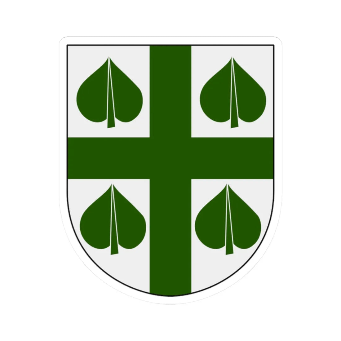 Trehörna församling vapen (Sweden) (Coat of Arms) STICKER Vinyl Kiss-Cut Decal 2 Inch White - The Sticker Space